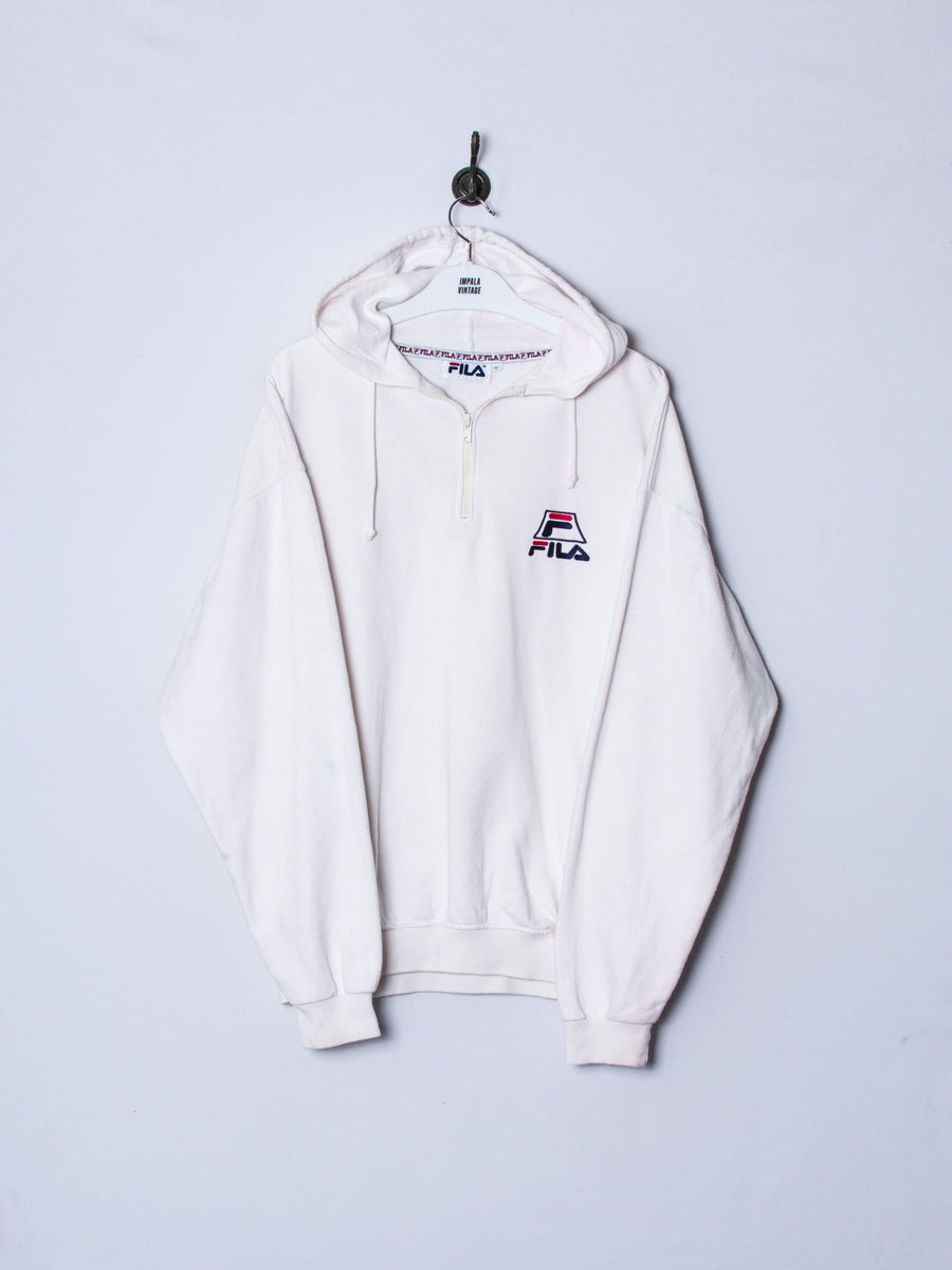 Fila White Hoodie