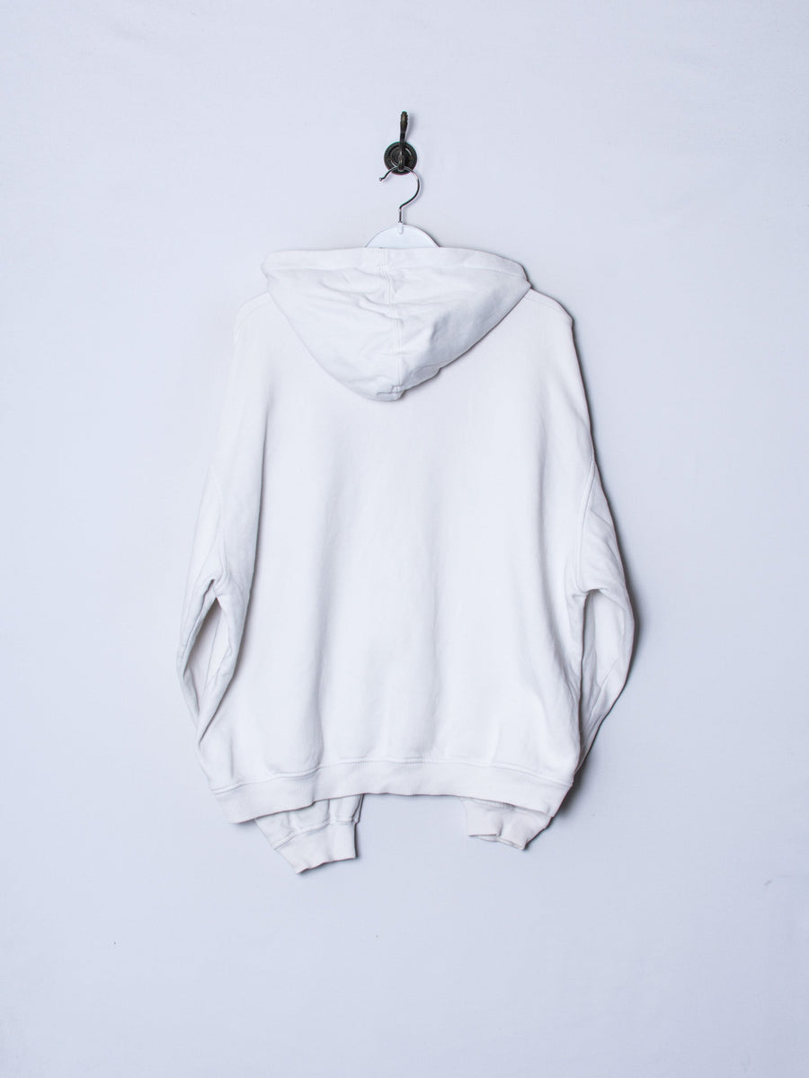 Nike White Zipper Hoodie