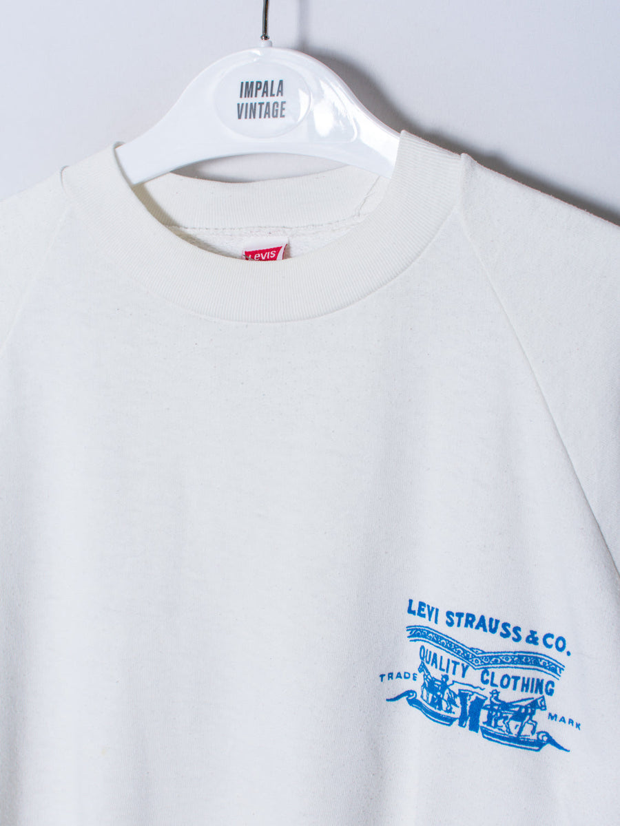 Levi's White Sweatshirt