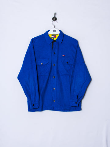 Tommy Hilfiger Navy Blue Fleeced Overshirt