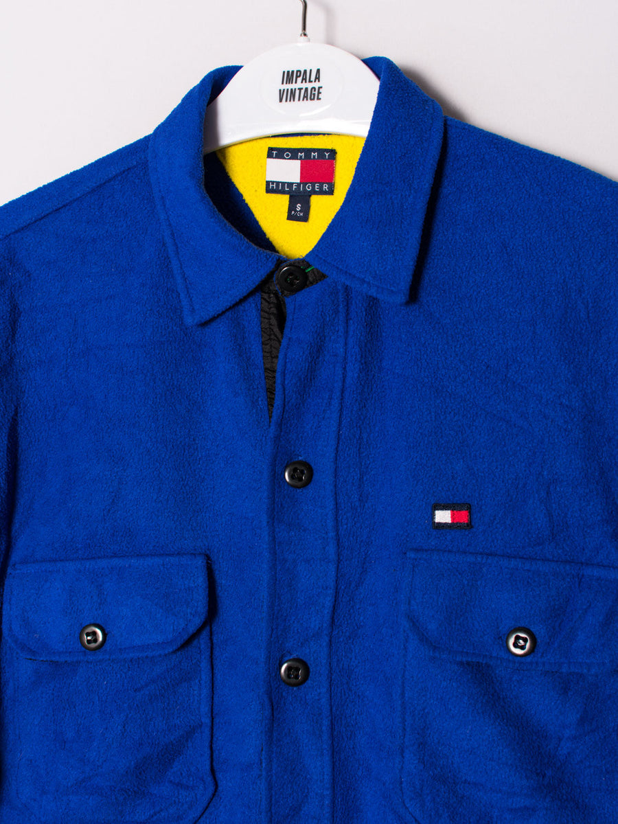 Tommy Hilfiger Navy Blue Fleeced Overshirt