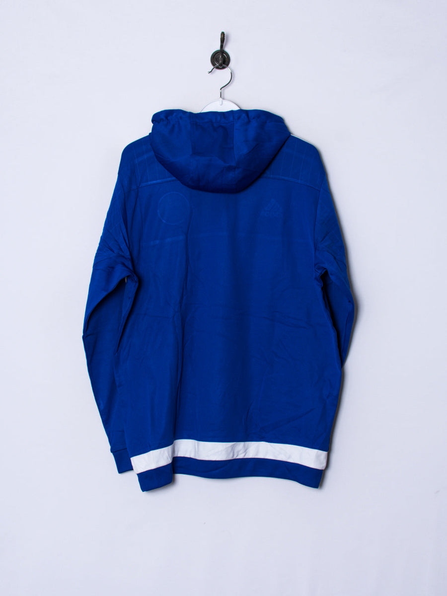 Chelsea FC Adidas Official Football Hooded Jacket | – Impala Vintage