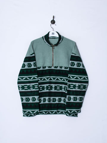 Green 1/3 Zipper Fleece