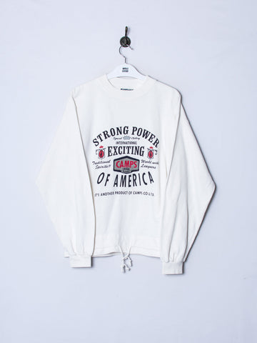 Strong Power White Sweatshirt