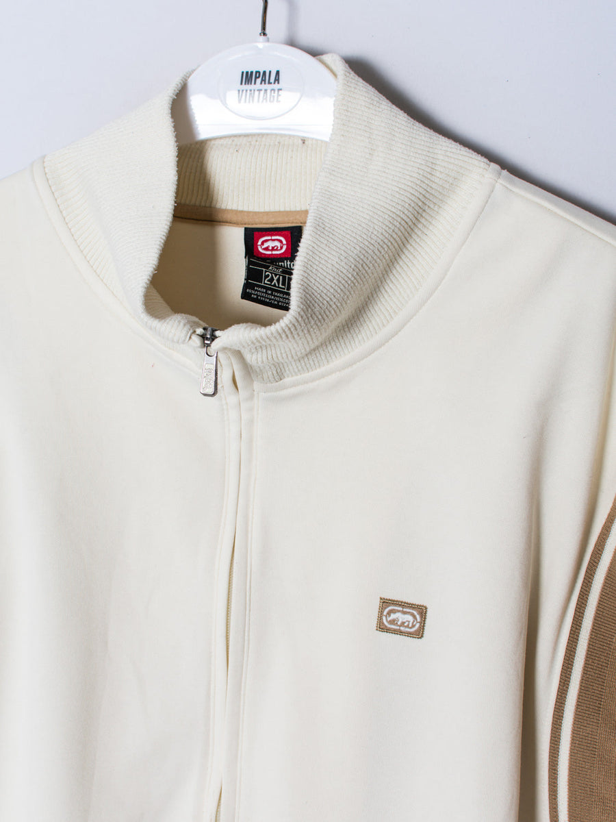 Ecko Cream Long Track Jacket