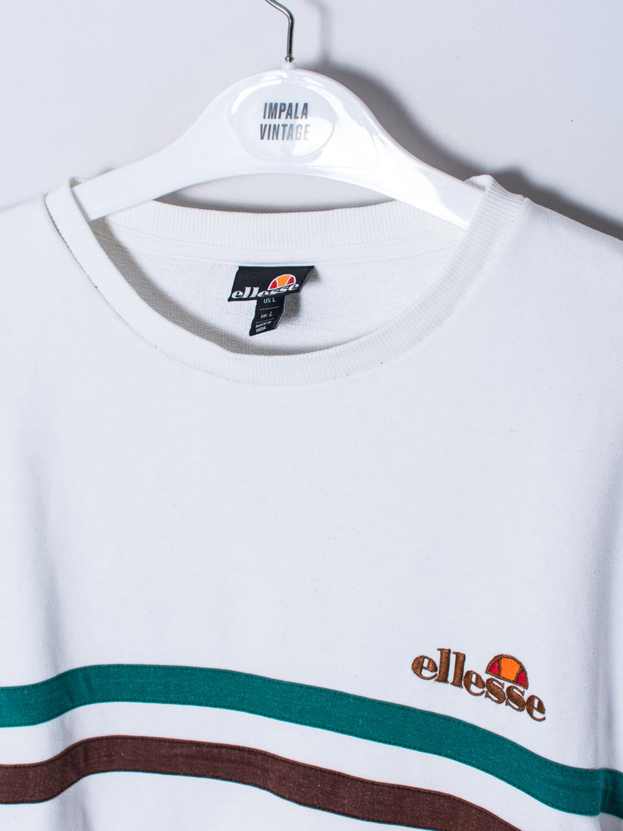 Ellesse White VI Sweatshirt