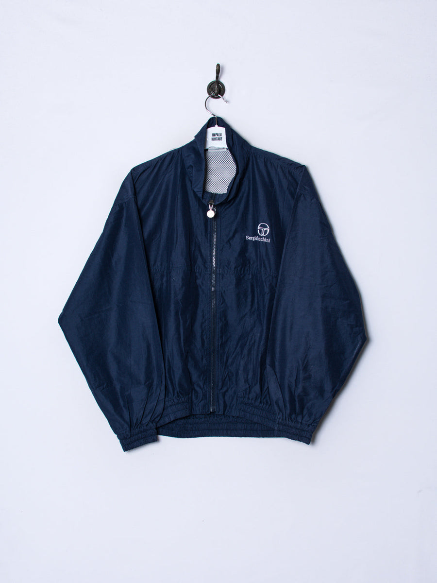 Sergio Tacchini Navy Blue Shell Jacket