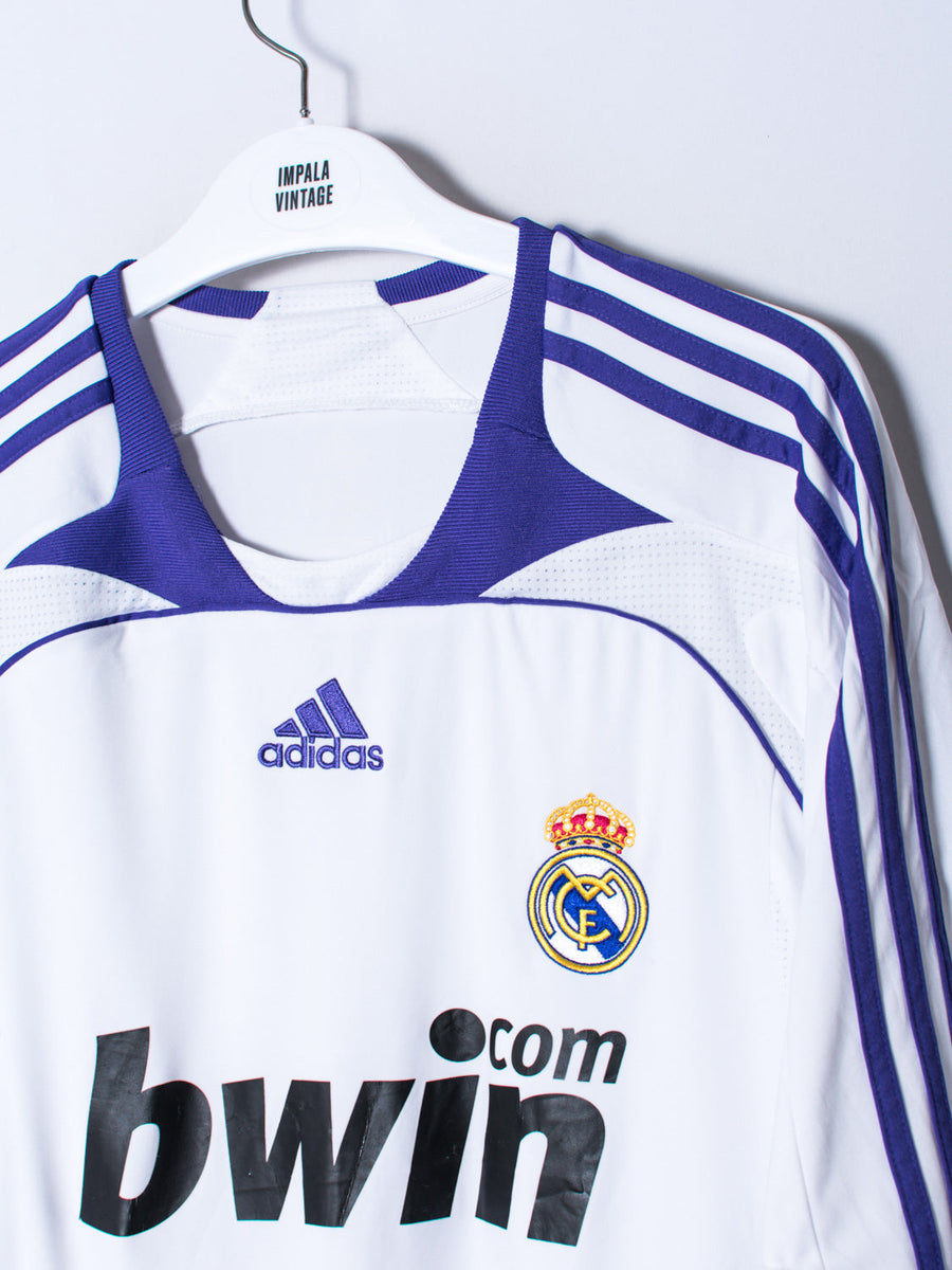 Real Madrid CF Adidas Official Football 07/08 Home Jersey