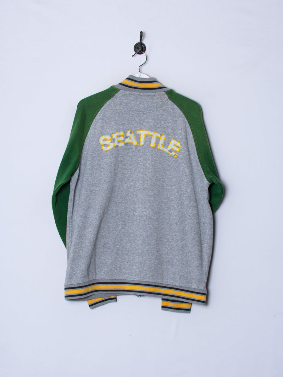 Seattle Supersonics Champion Hardwood Classic Zipper Sweatshirt