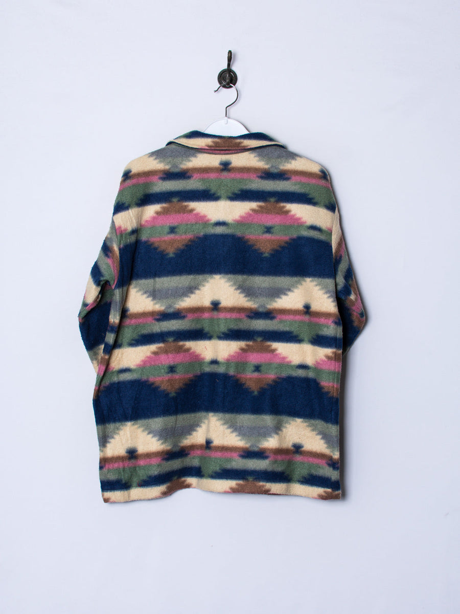 Retro Buttoned Fleece