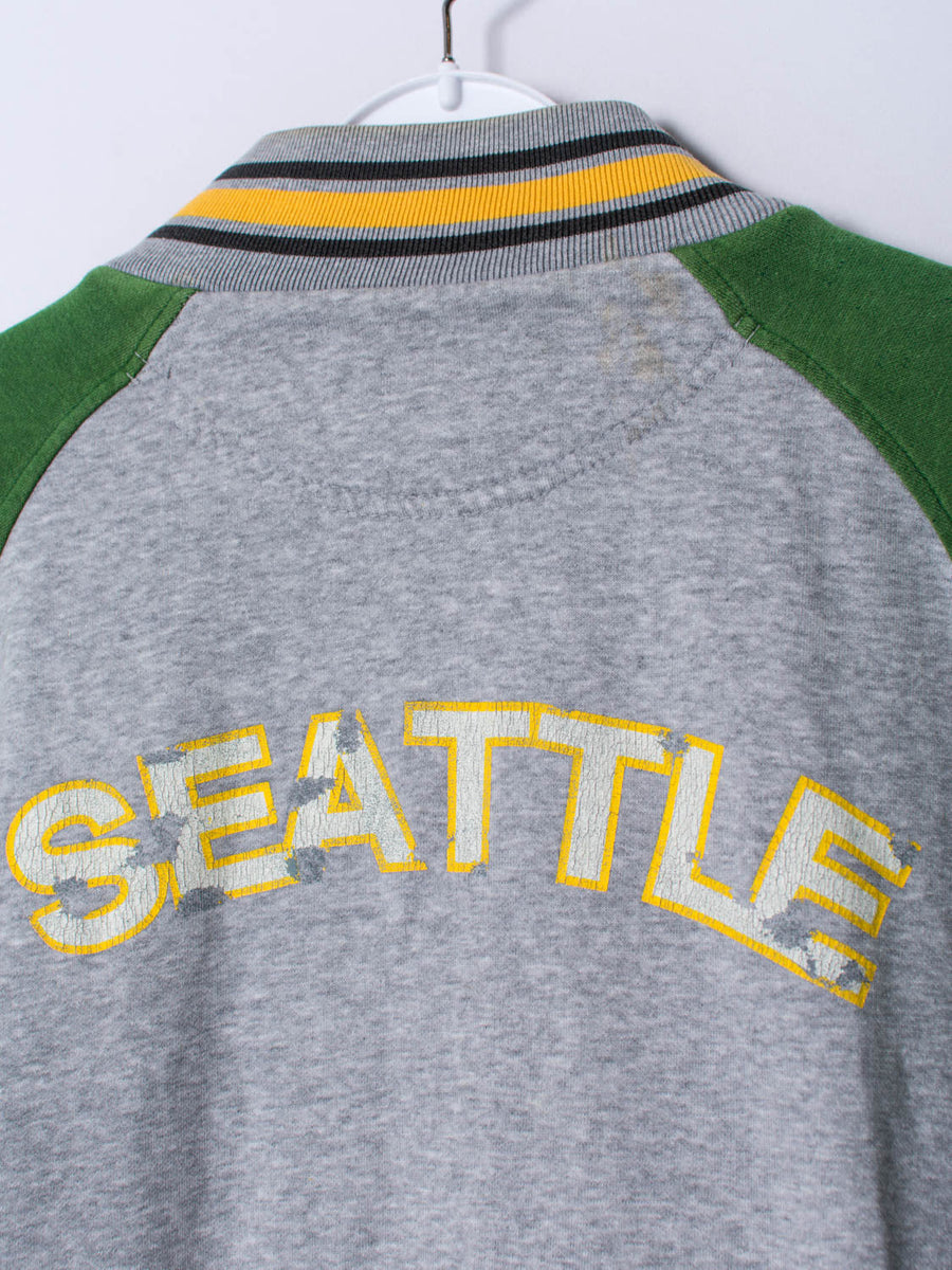 Seattle Supersonics Champion Hardwood Classic Zipper Sweatshirt