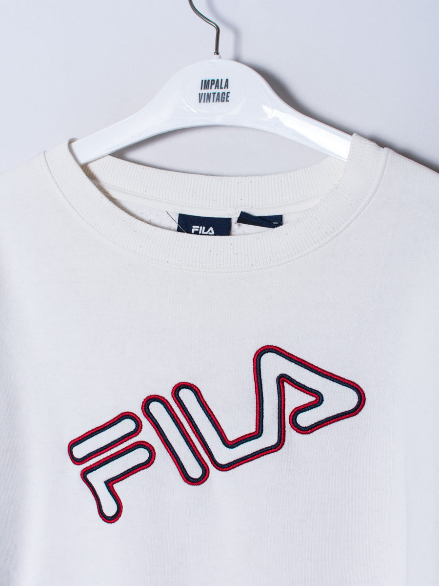 Fila White Sweatshirt