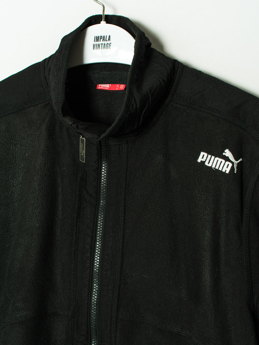 Puma Black Zipper Fleece