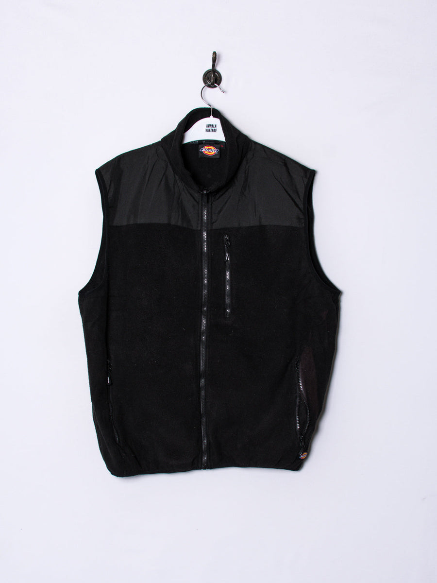 Dickies Black Vest Fleeced