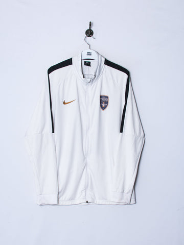 Nike Dri-Fit White Track Jacket