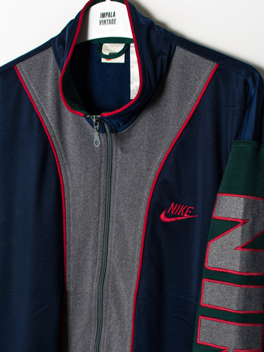 Nike Blue & Green Track Jacket