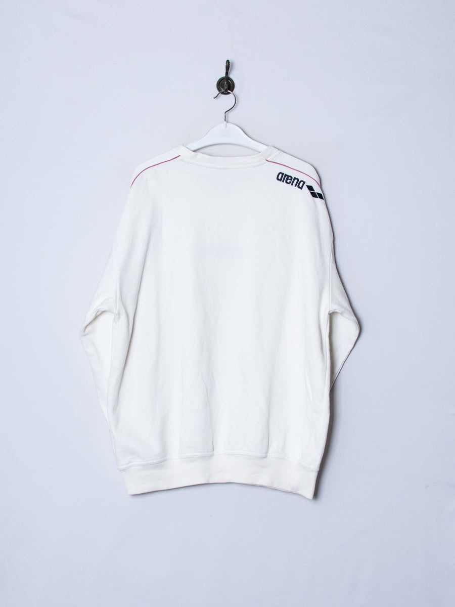 Arena White V Sweatshirt