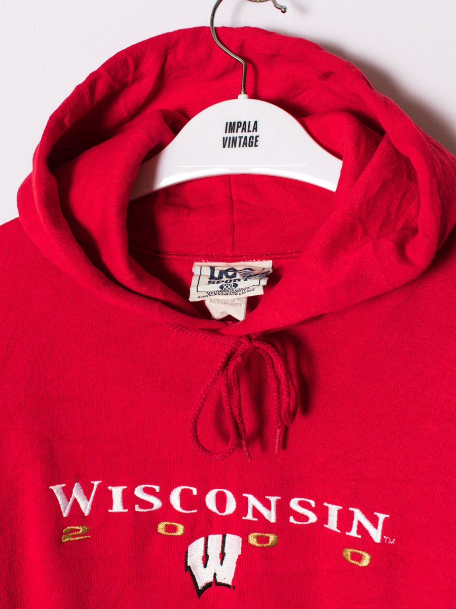 Wisconsin 2000 Lee Red Hoodie