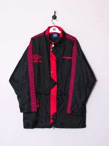 Umbro Black Red Long Coat