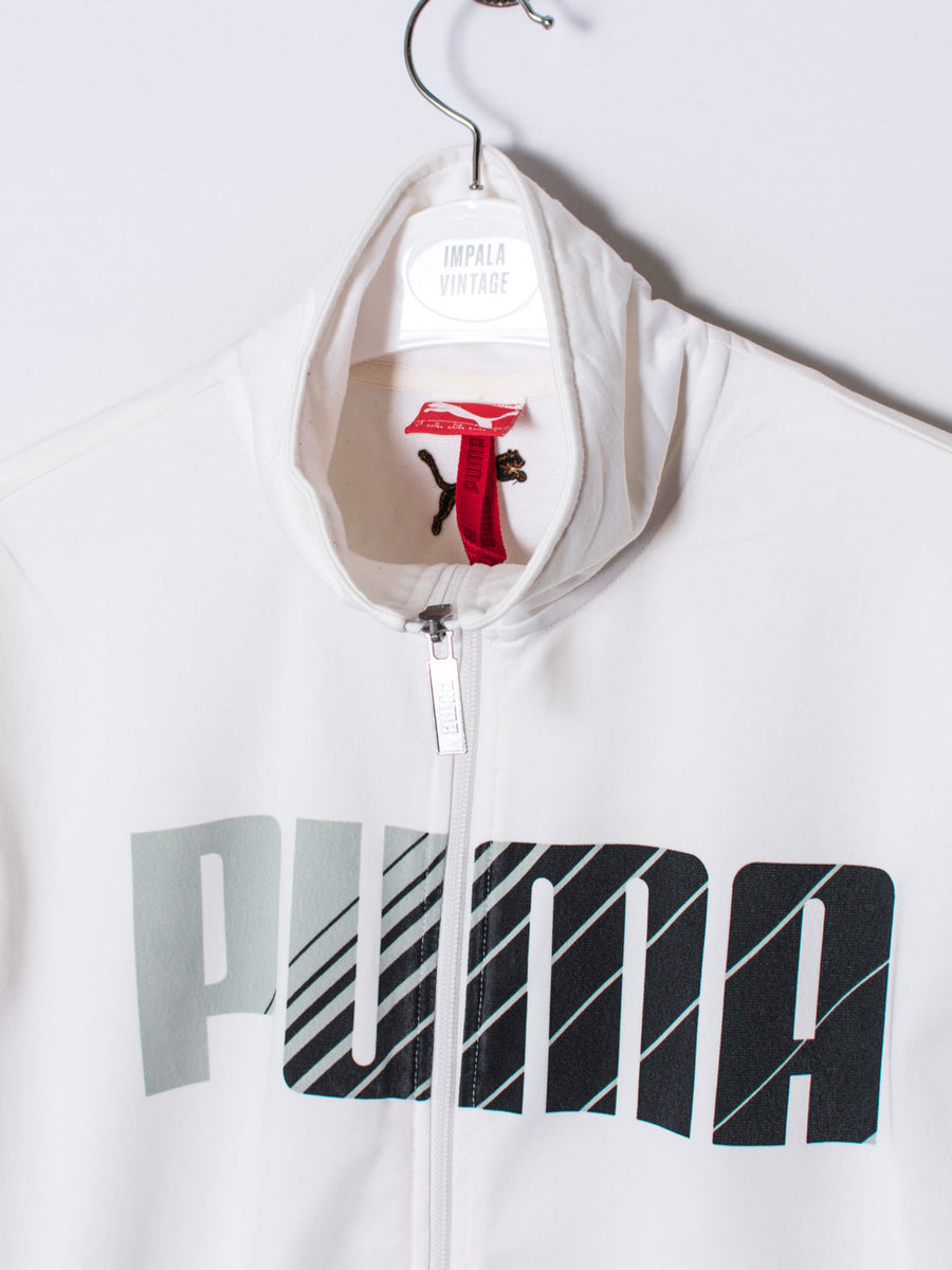 Puma White Track Jacket