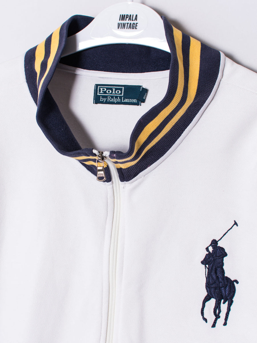 Polo Ralph Lauren White Track Jacket