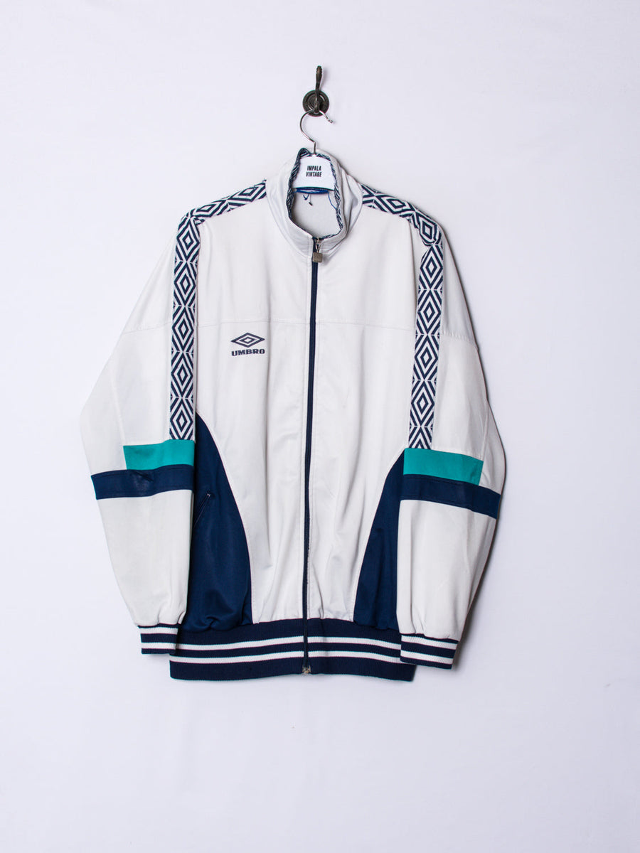 Umbro Retro Blue & White Track Jacket