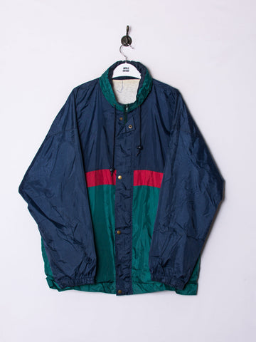 Navy Blue Retro Raincoat