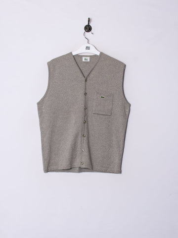 Lacoste Silver Grey Vest Sweater