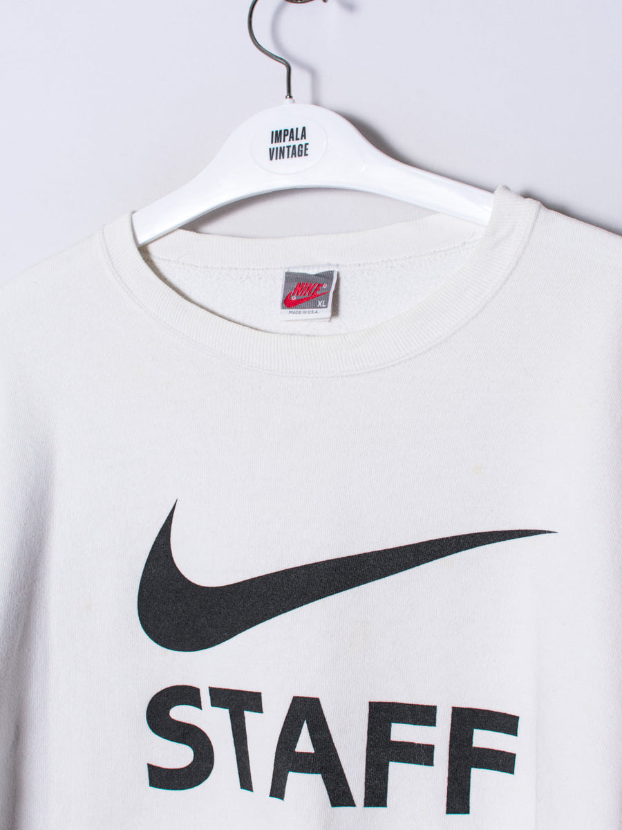 Nike White Sweatshirt