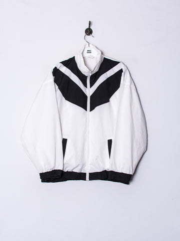 White & Black V Light Track Jacket