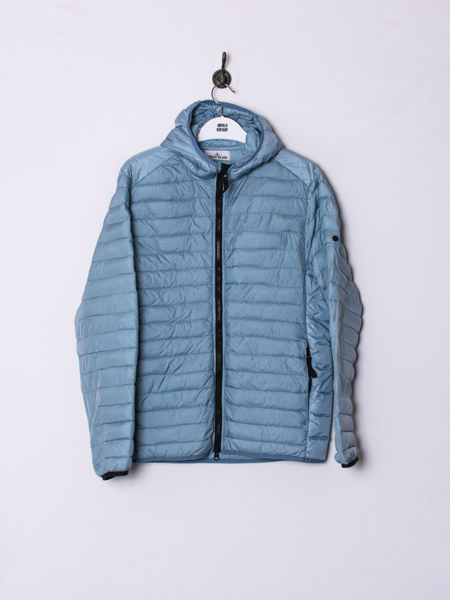 Stone Island Blue Puffer Jacket