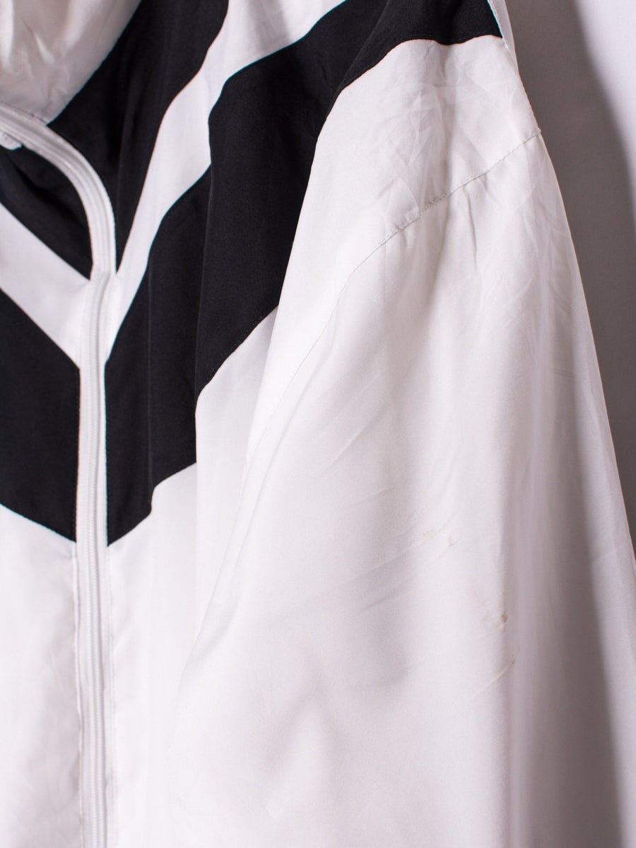 White & Black V Light Track Jacket