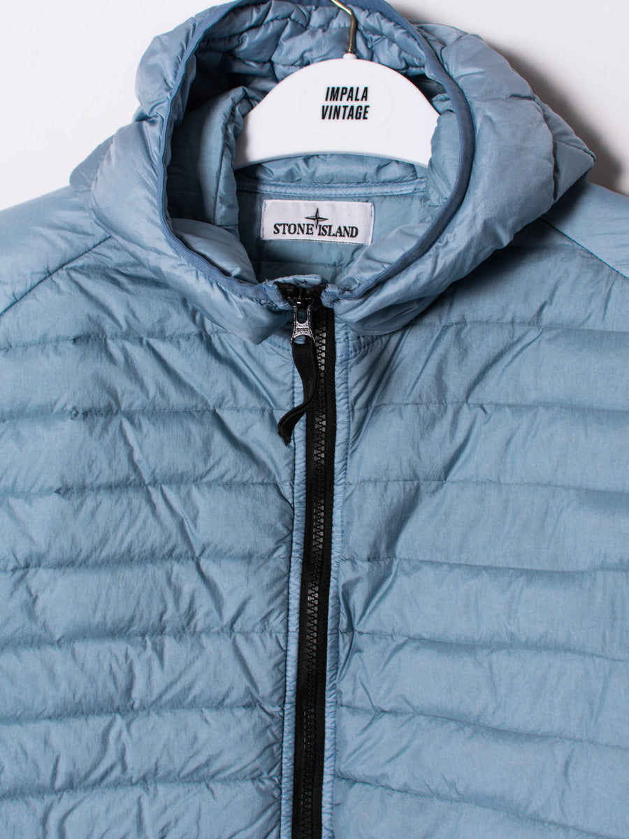 Stone Island Blue Puffer Jacket