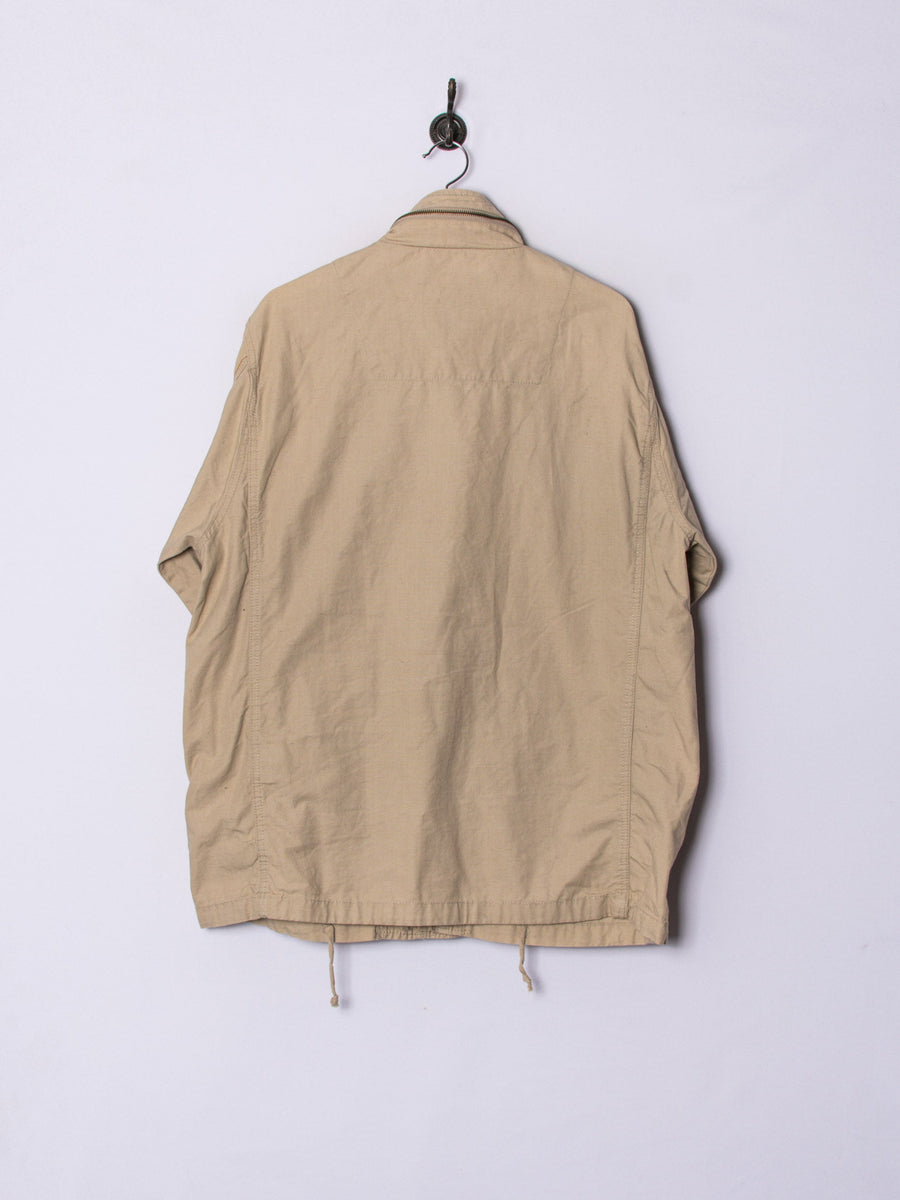 Alpha Industries Cream Long Jacket