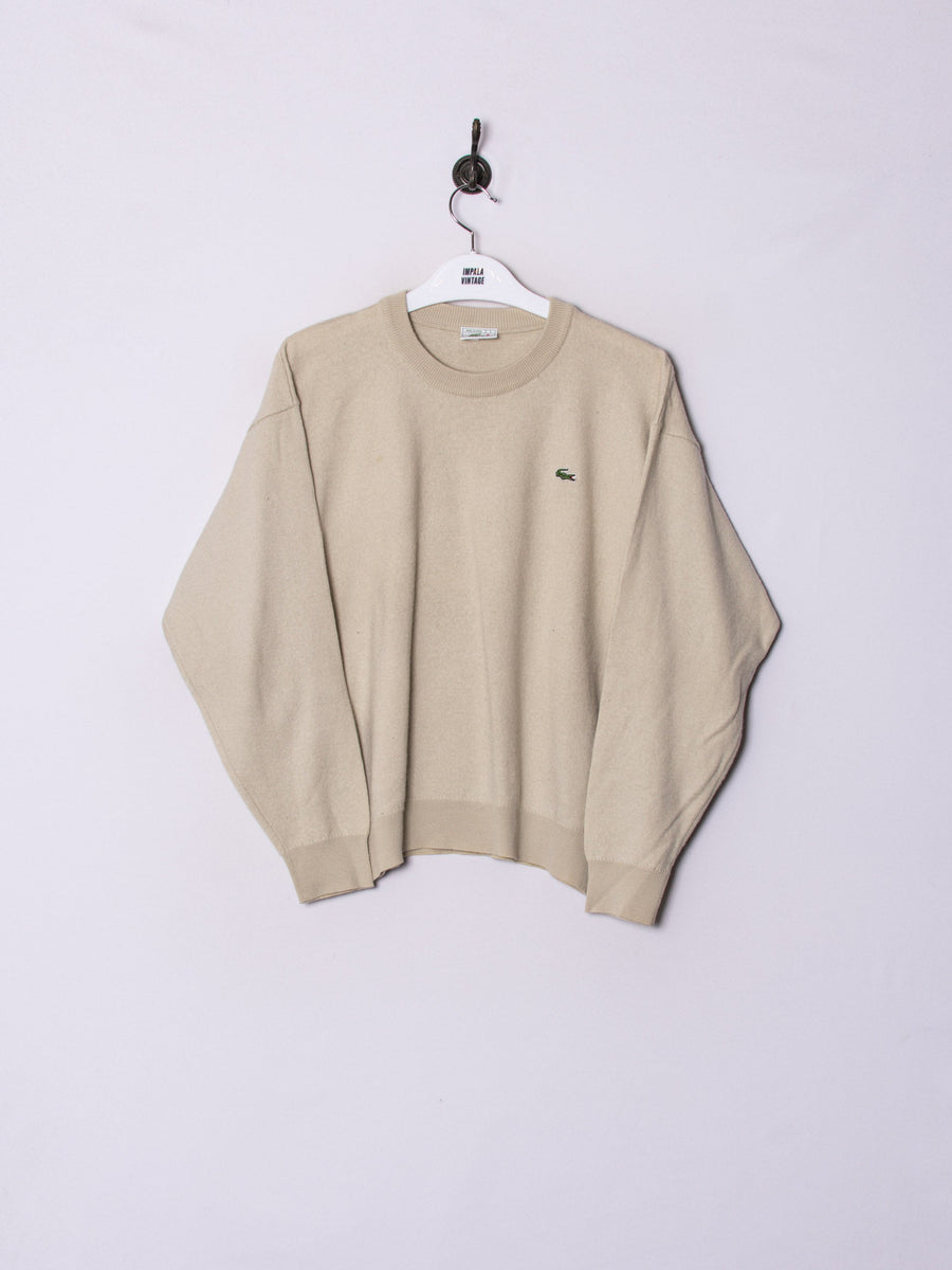 Lacoste Silver Cream Sweater