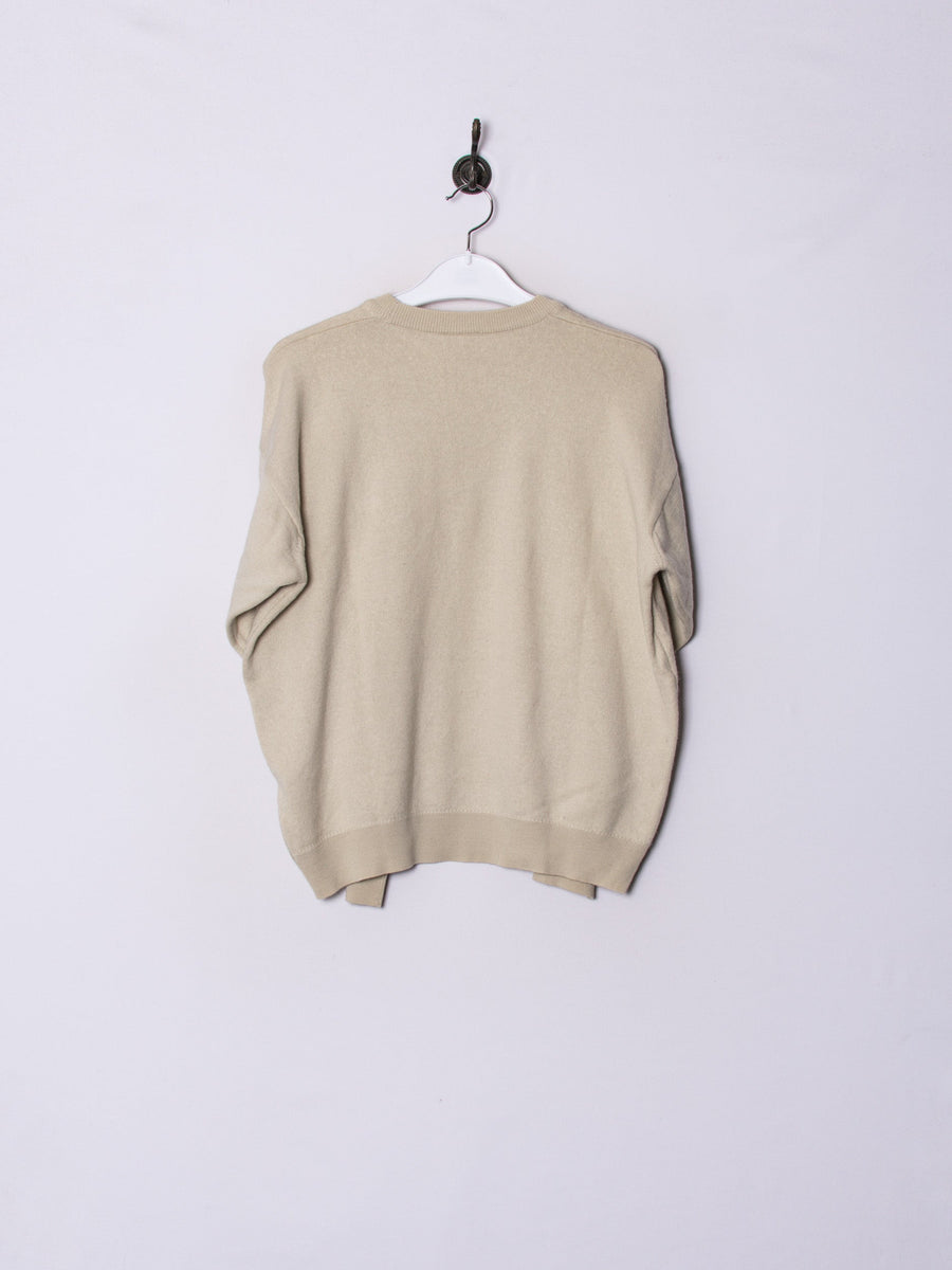 Lacoste Silver Cream Sweater