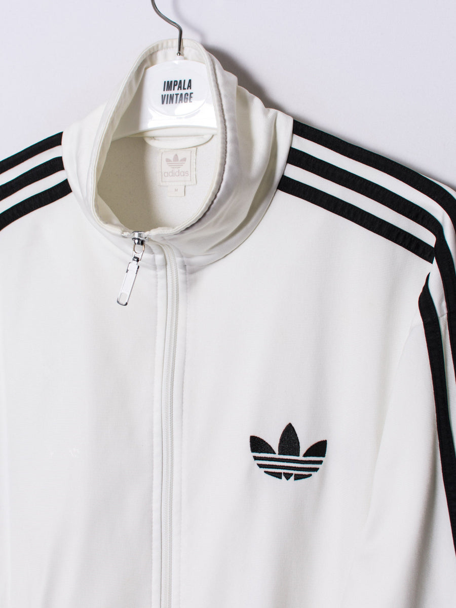 Adidas Originals White Track Jacket | – Impala Vintage