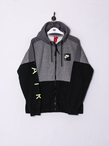 Nike Air Black & Grey Zipper Hoodie