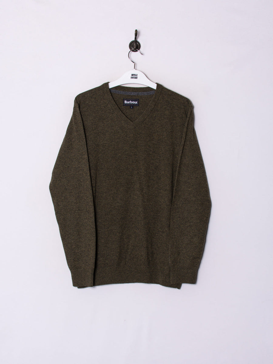 Barbour V-Neck Sweater