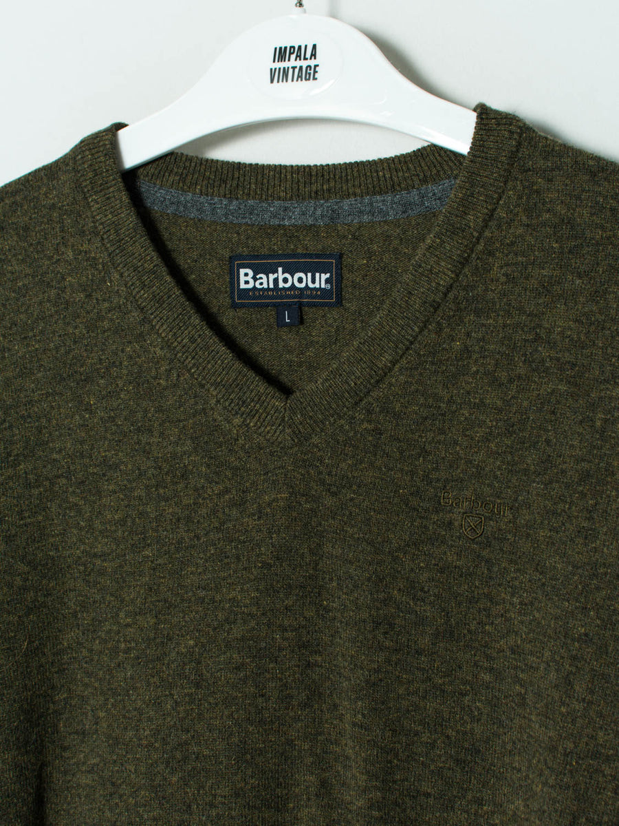 Barbour V-Neck Sweater