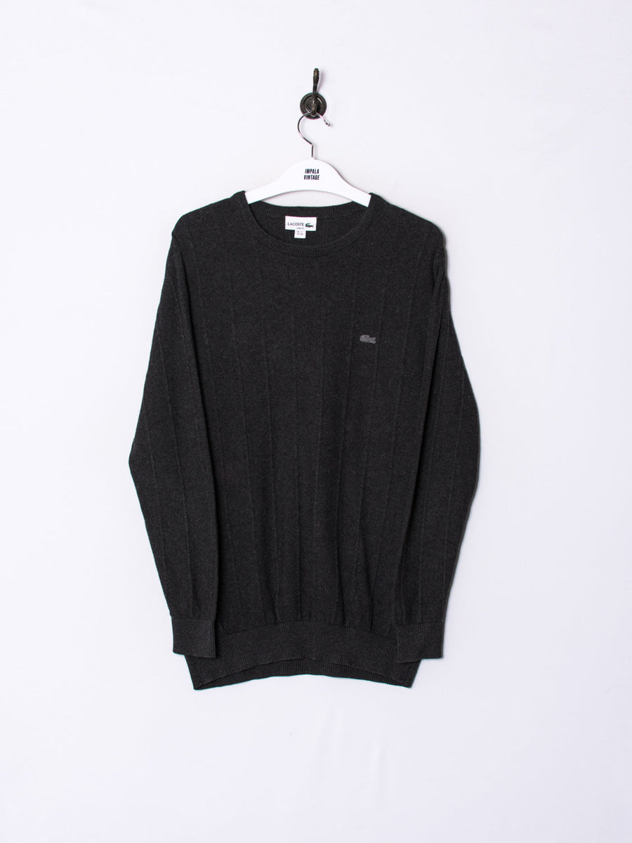 Lacoste Black Logo Slimfit Sweater