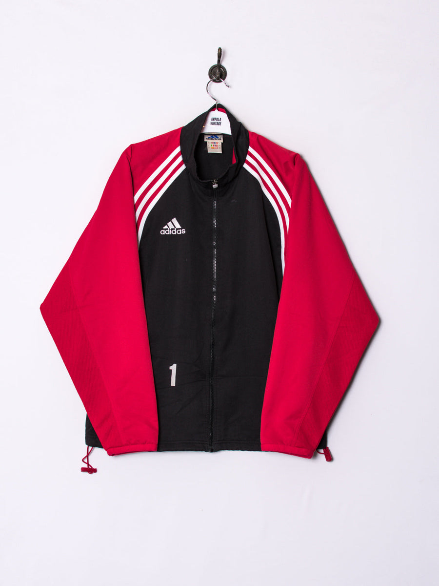 Adidas Black & Red Track Jacket