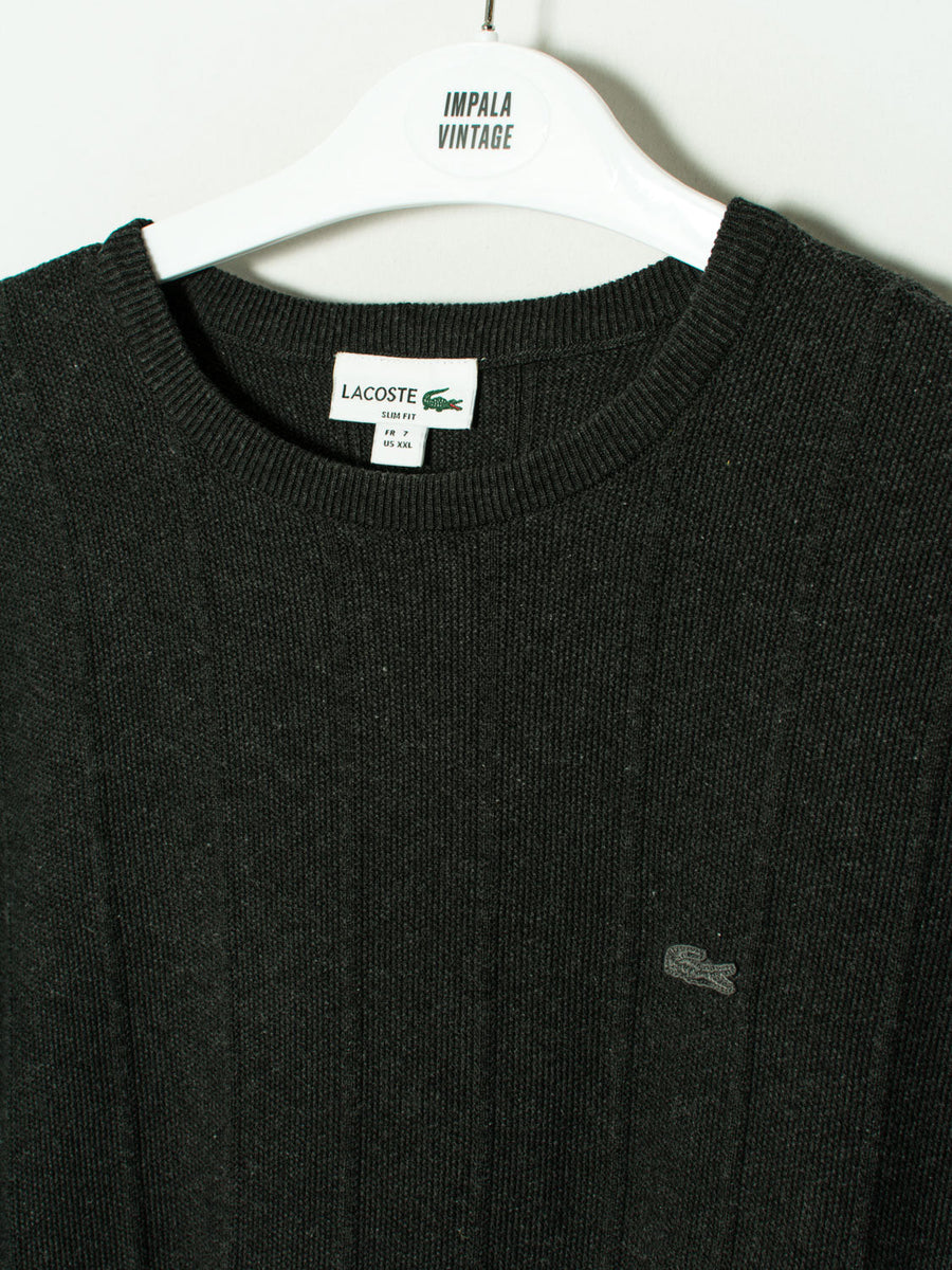 Lacoste Black Logo Slimfit Sweater