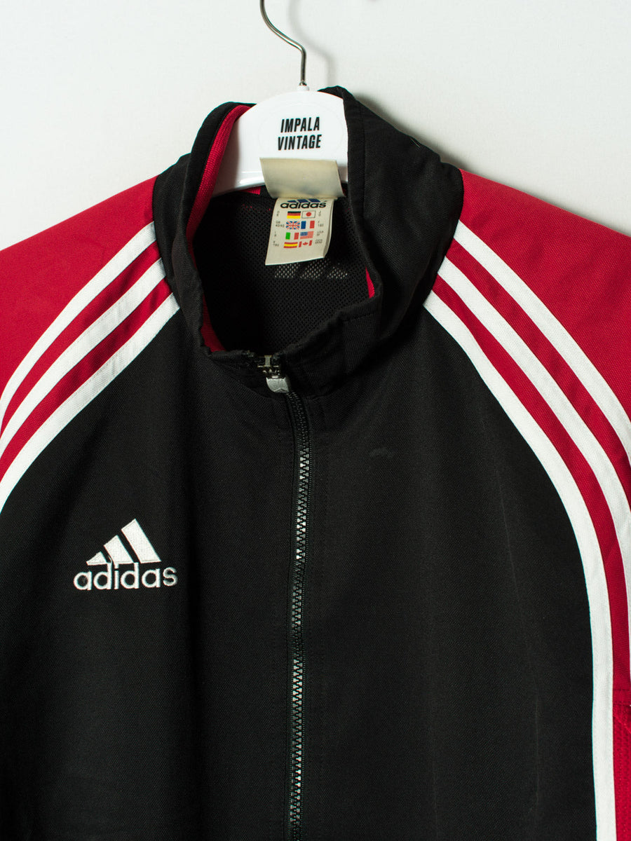 Adidas Black & Red Track Jacket