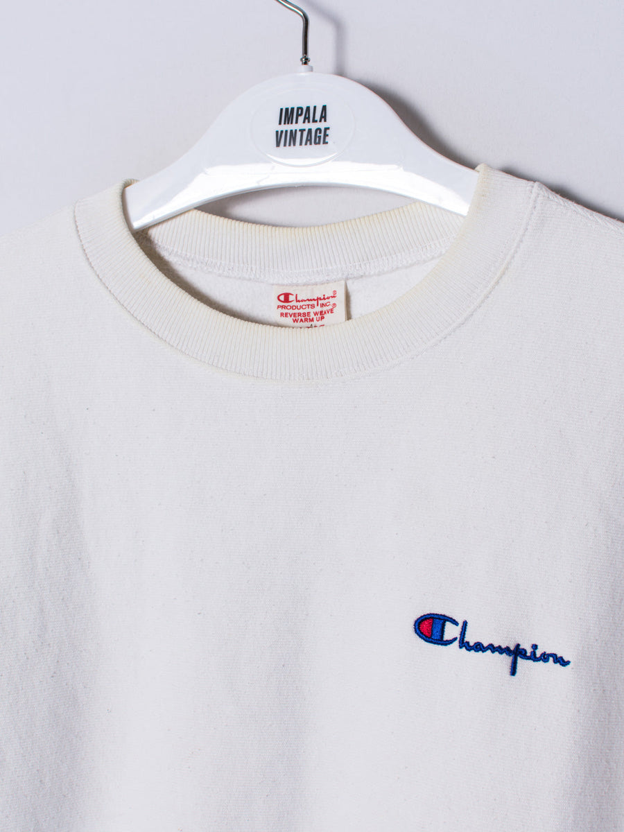 Champion White Sweatshirt