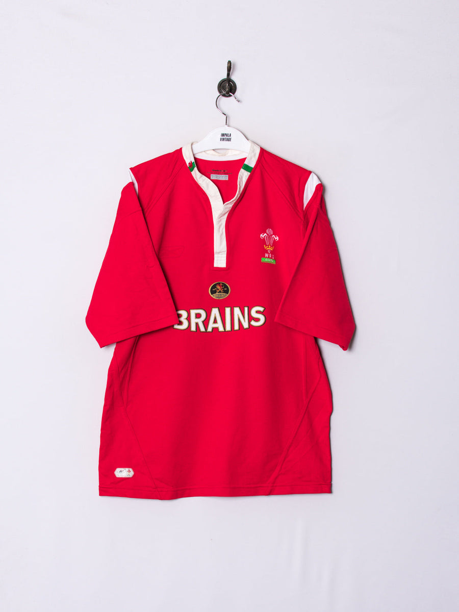 Wales Rugby Union Reebok Official 2005 Home Jersey