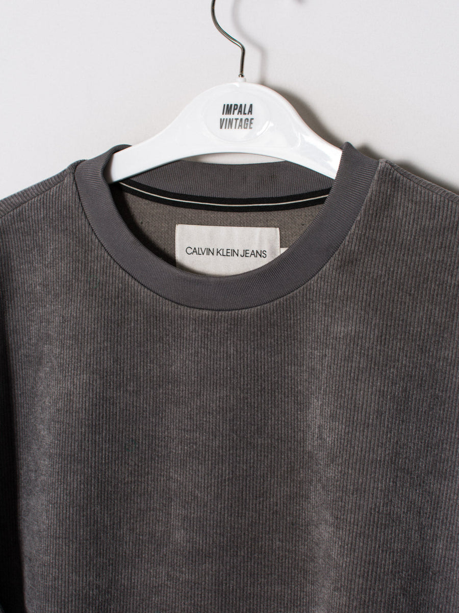 Calvin Klein Grey Retro Sweatshirt