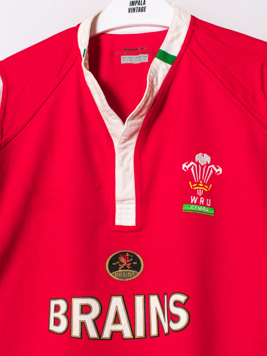 Wales Rugby Union Reebok Official 2005 Home Jersey