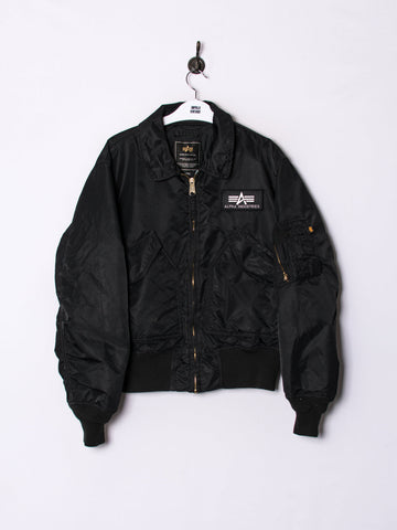 Alpha Industries Black Bomber Jacket