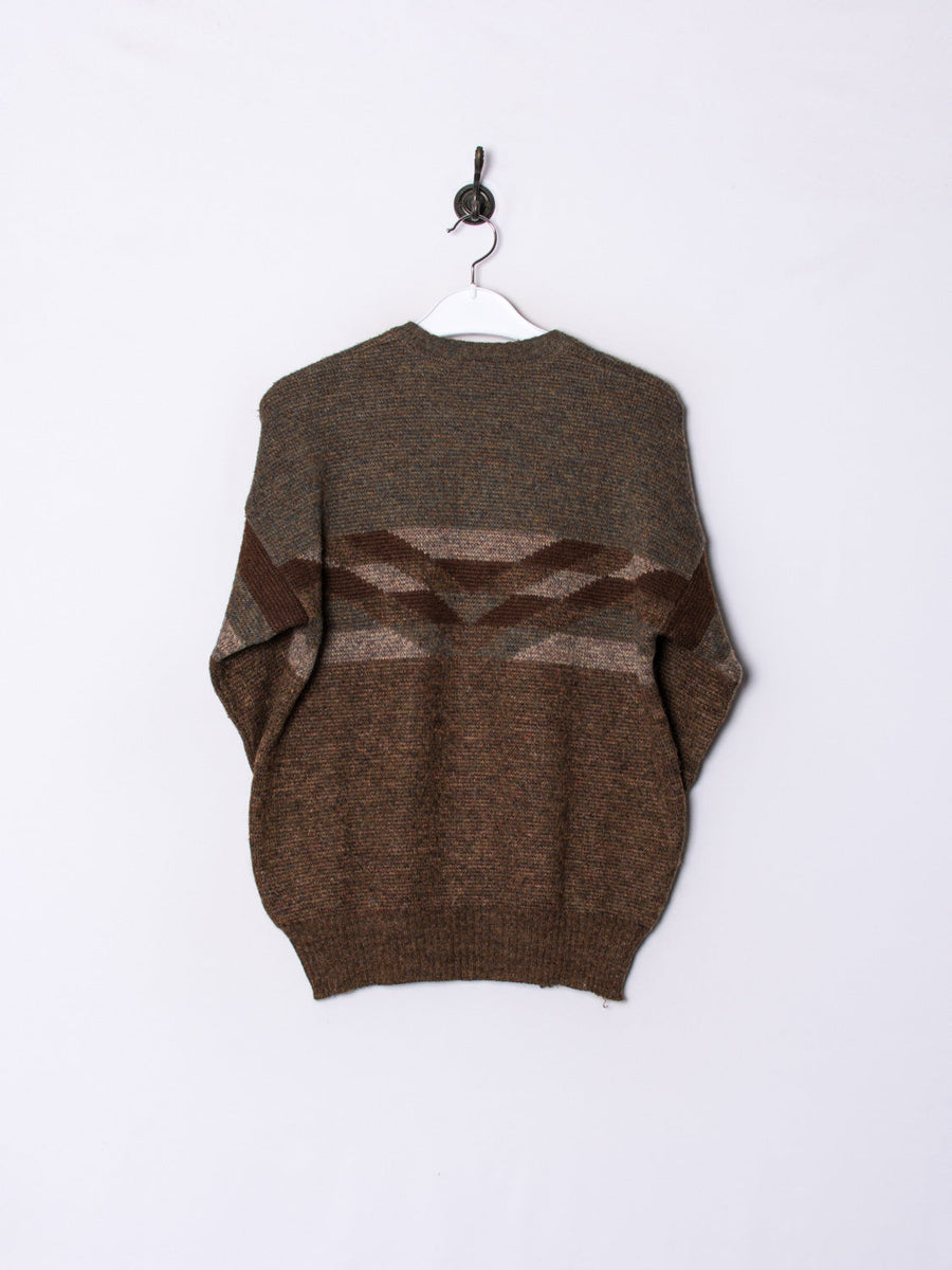 Stripe Brown Sweater